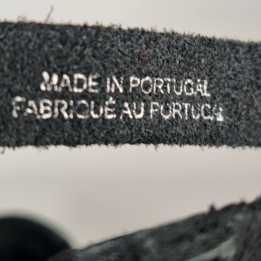 FREE PEOPLE Women's 7.5 EU 38 Hybrid Boot Black Leather Made Portugal Cage  Shoe - Picture 6 of 11